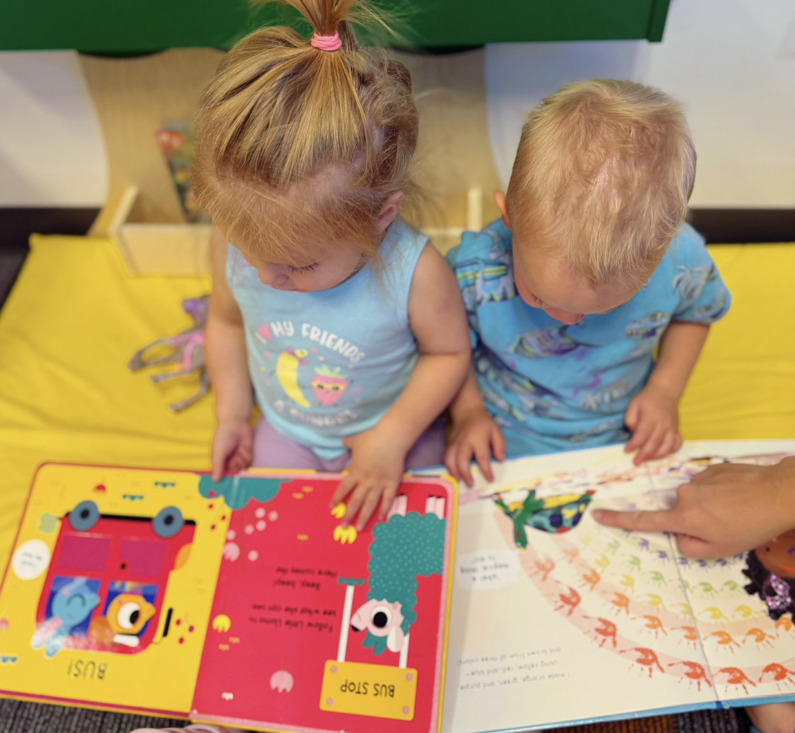 Children playing at preschool